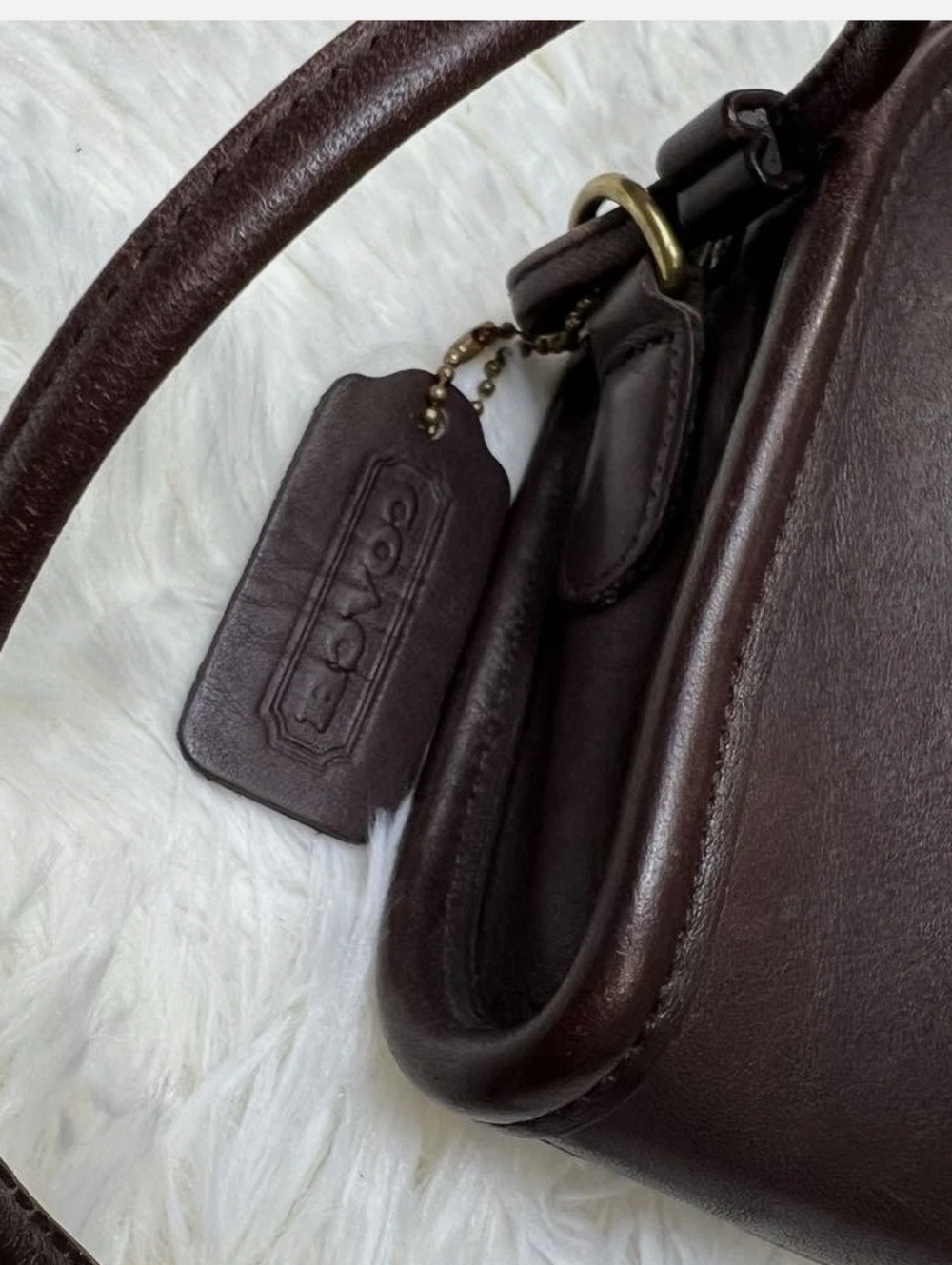Vintage Coach Abbie Leather Crossbody Bag - Picture 10 of 13